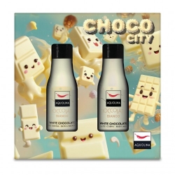 Aquolina Choco city Cioccolato Bianco - Bagno Doccia 125 ml + Latte Corpo 125 ml