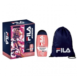 Fila Sport Active Donna - Doccia Shampoo 250 Ml + Gym Bag