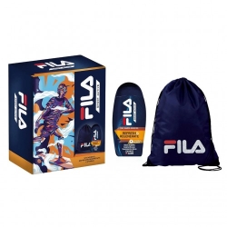 Fila Sport Active Uomo - Doccia Shampoo 250 Ml + Gym Bag