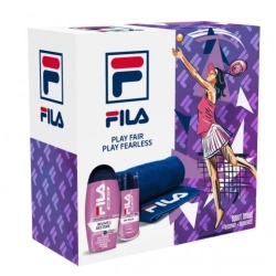 Fila Play Fair Play Fearless Donna - Shower Gel 250 Ml + Deodorante 150 ML + Asciugamano