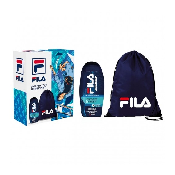 Fila Unleash Your Urban Spirit Uomo - Gel Doccia 250 Ml + Gym Bag