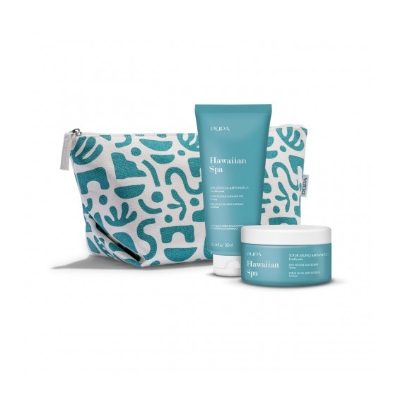 Pupa Hawaiian Spa - Scrub Salino Anti-Fatica 350 g + Gel Doccia Anti-Fatica 300 ml