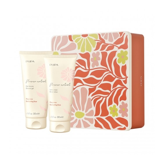 Pupa Cofanetto Flower Artist Enchanting Rose - Gel Doccia 200 ml + Latte Corpo 200 ml