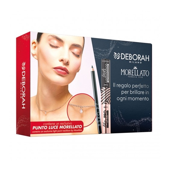 Deborah Mascara Like A Pro Duo + Matita Occhi 24 Ore + Punto Luce Morellato