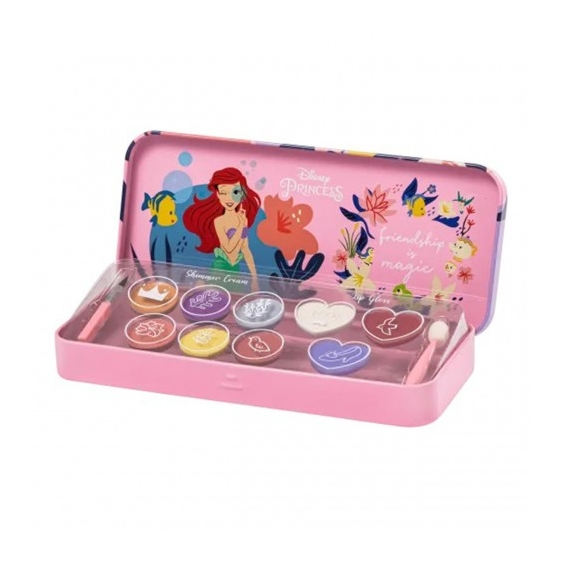 Lip Smacker Disney Princess - Custodia Per Trucchi + Lip Gloss + Shimmer Cream
