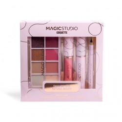 Magic Studio Coquette Makeup - Eyeshadow Palette + Lip Gloss + Mascara + Eyeliner