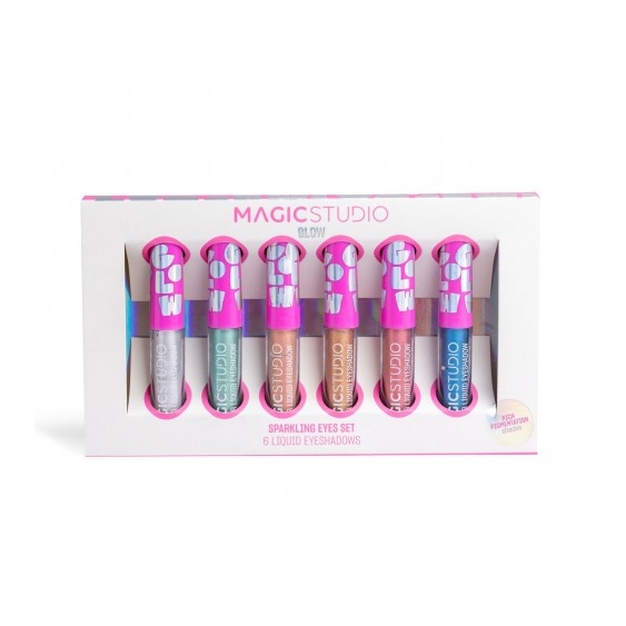 Magic Studio Sparkling Eyes Set - 6 Ombretti Liquidi Luminosi