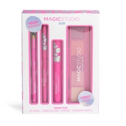 Magic Studio Radiant Gase - Eye Pencil + Liquid Eyeliner + Mascara + Eyeshadow Palette