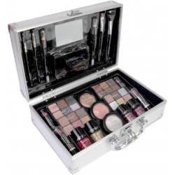 Markwins Bon Voyage - valigetta + assortimento cosmetici viso e occhi + smalti unghie colori e finiture assortite