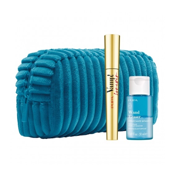 Pupa Mascara Vamp Forever + Struccante Bifasico 50 ml + Pochette