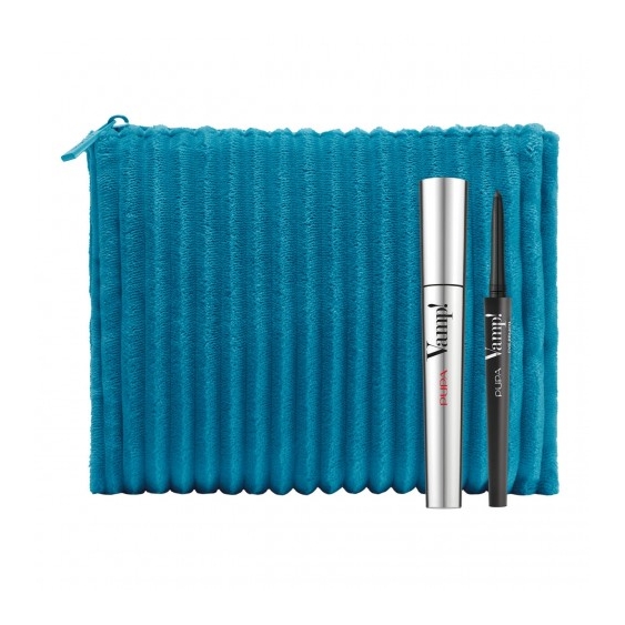 Pupa Mascara Vamp + Vamp Eye Pencil + Pochette In Velluto