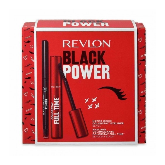 Revlon Black Power - Mascara Colorstay Full Time + Matita Occhi Colorstay Eyeliner Black
