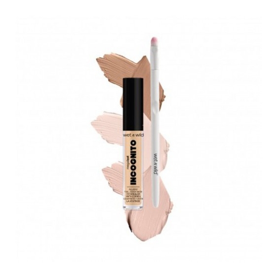 Wet N Wild Duo Perfezione - Incognito Correttore Fair Beige + Pennello Correttore Piccolo