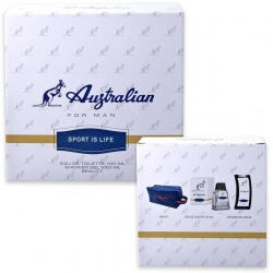 Australian For Man Sport Is Life - Eau de Toilette 100 ml + Shower Gel 250 ml + Beauty Case