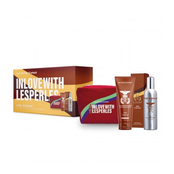 Les Perles D'Orient Cafè D'Orient - Eau de Parfum 150 ml + Bagno Schiuma 100 ml + Beauty Case