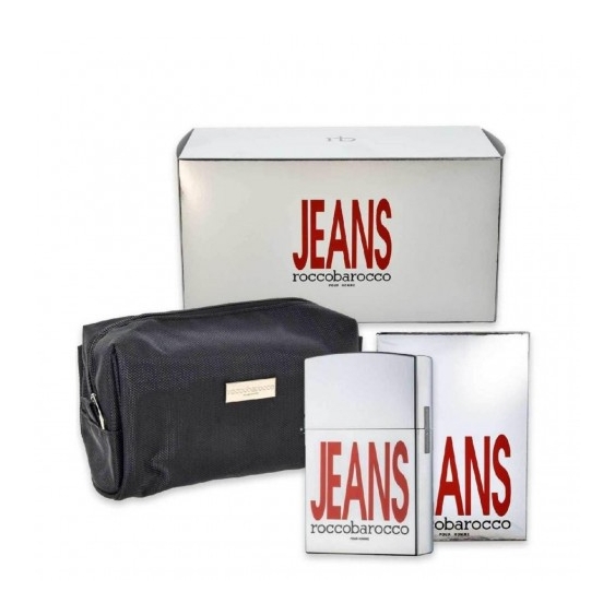Roccobarocco Jeans Pour Homme - Eau De Toilette 75 ml + Pochette