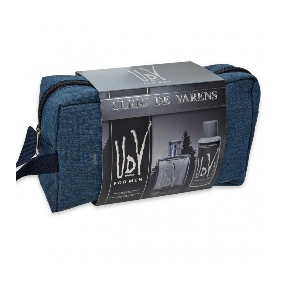 Ulric De Varens For Men - Eau de Toilette 60 ml + Deodorante Spray 200 ml + Pochette