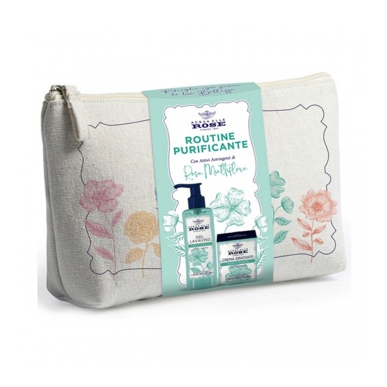 Acqua Alle Rose Routine Purificante - Gel Lavaviso Purificante 200 ml + Crema Viso Idratante 50 ml