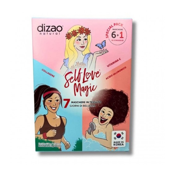 Dizao Self Love Magic - set da 7 maschere viso