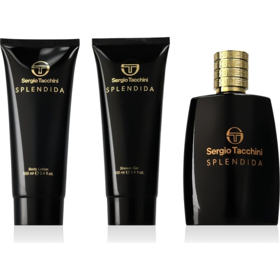 Sergio Tacchini Splendida - Eau de Toilette Donna 100 ml + Shower Gel 100 ml + Body Lotion 100 ml