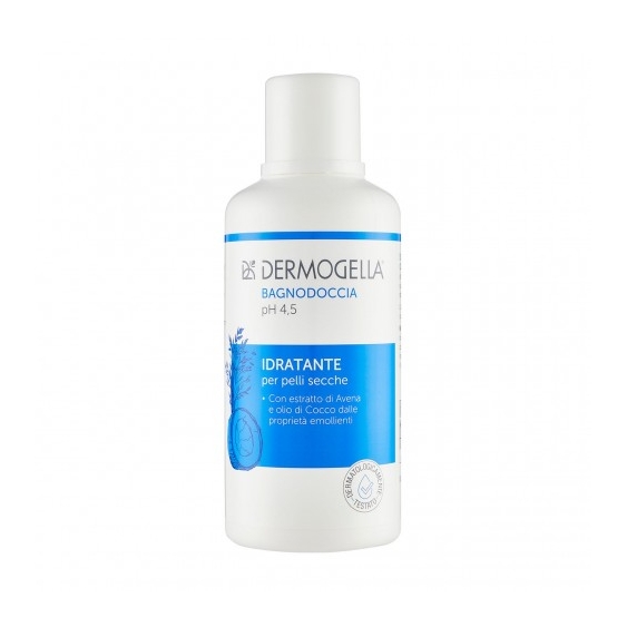 Dermogella Bagnodoccia Idratante pH 4.5 - Detergente per pelli secche 500 ml
