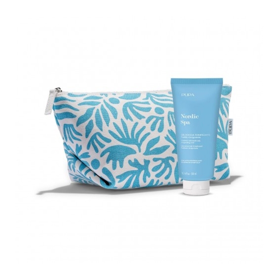 Pupa Nordic Spa - Gel Doccia Tonificante 300 ml + Pochette