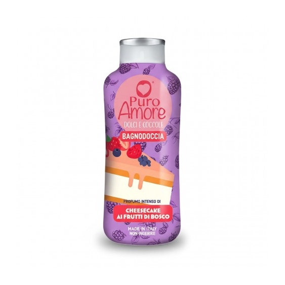 Puro Amore Dolci E coccole Cheesecake Ai Frutti di Bosco - Bagnodoccia Profumato 650 ml