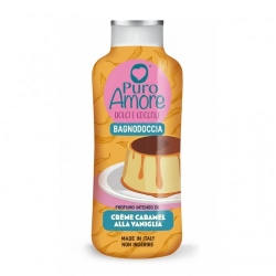 Puro Amore Dolci E coccole Creme Caramel Alla Vaniglia - Bagnodoccia Profumato 650 ml