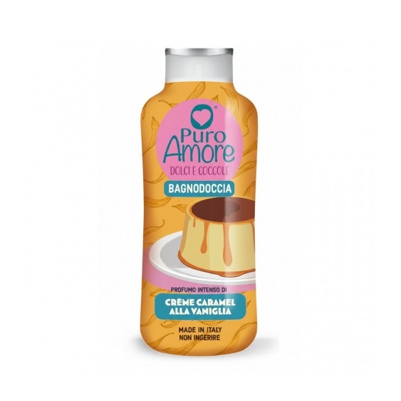 Puro Amore Dolci E coccole Creme Caramel Alla Vaniglia - Bagnodoccia Profumato 650 ml