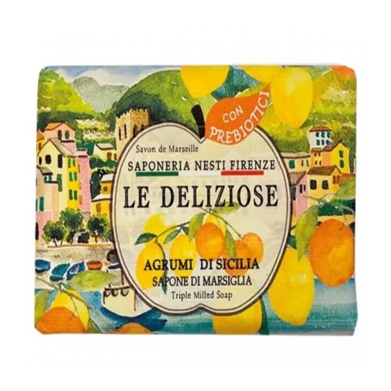 Saponeria Nesti Le Deliziose - Sapone DI Marsiglia agli Agrumi di Sicilia 150 g
