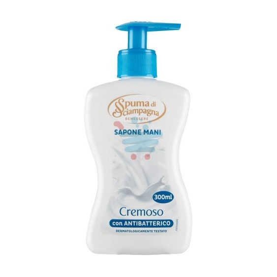 Spuma Di Sciampagna Sapone Mani Cremoso Con Antibatterico 300 ml