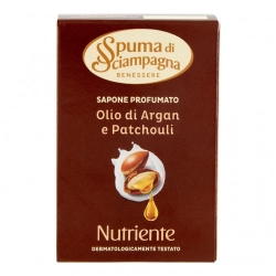 Spuma Di Sciampagna Sapone Profumato Nutriente Con Olio di Argan e Patchouli 90 gr