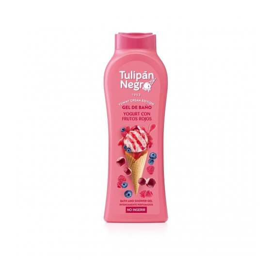 Tulipan Negro Yogurt e Frutti Rossi - Bagnoschiuma delicato 650 ml