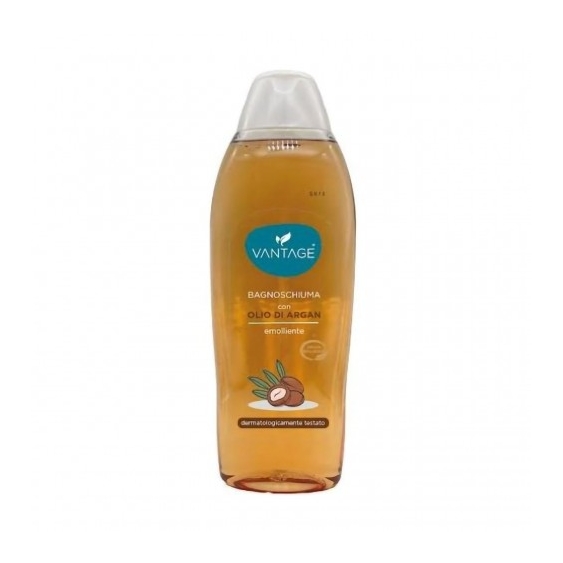 Vantage Bagnoschiuma Con Olio di Argan Emolliente 750 ml