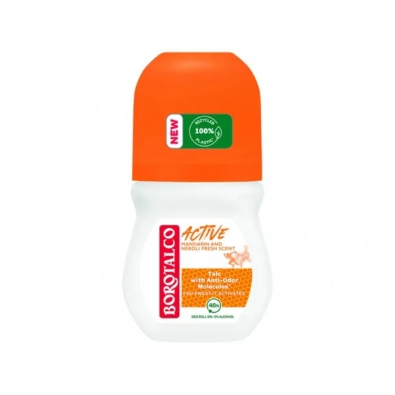 Borotalco Active Mandarino e Neroli Fresco - Deodorante Roll-on 50 ml