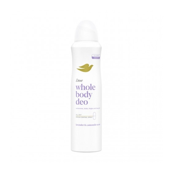 Dove Whole Body Deo lavanda e camomilla - Deodorante Spray 150 ml