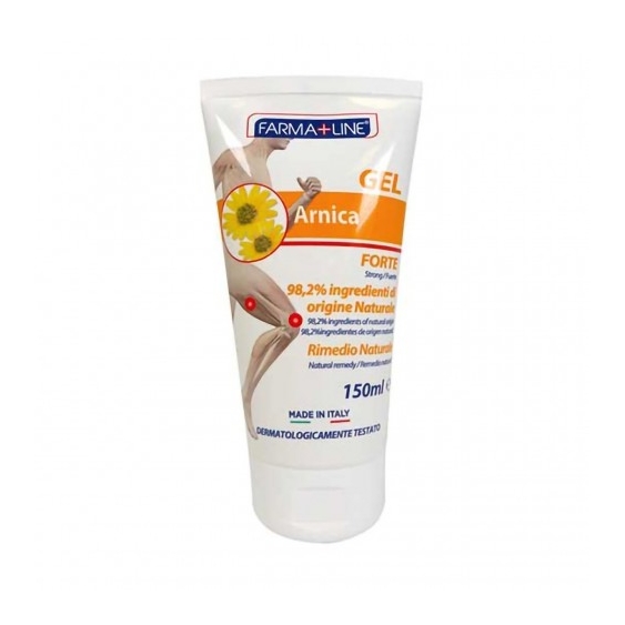Farmaline Arnica Gel Forte - Rimedio lenitivo per dolori e traumi 150 ml