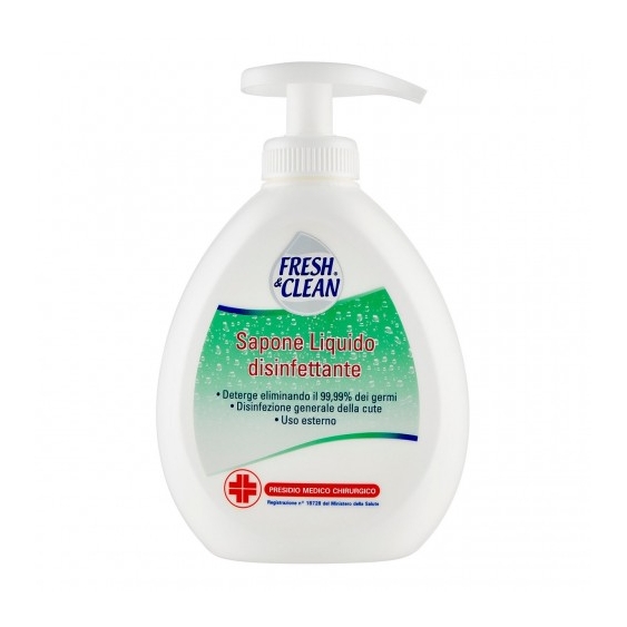 Fresh & Clean Sapone Liquido Disinfettante 300 ml