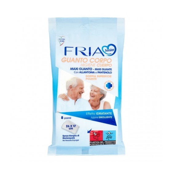 Fria Guanti Corpo - 8 Maxi Guanti Con Allantoina e Pantenolo