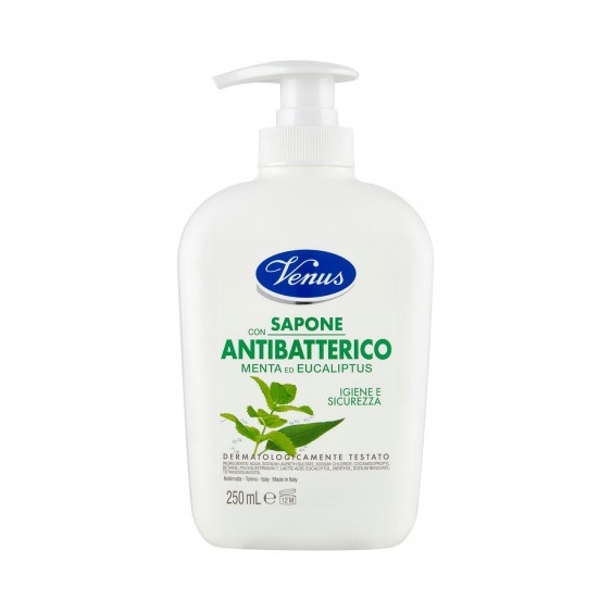Venus Sapone Antibatterico con Menta ed Eucaliptus 250 ml