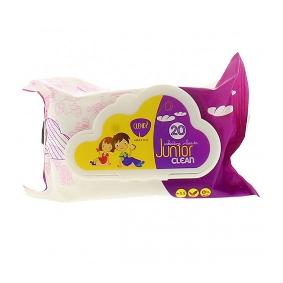 Clendy Junior Clean - 20 Salviettine Imbevute