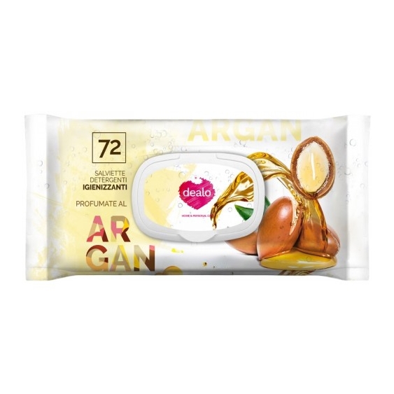 Dealo Argan - 72 Salviette Detergenti Igienizzanti