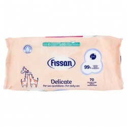 Fissan Delicate - 4 x 70 Salviettine per bambini