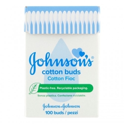 Johnson & Johnson Cotton Fioc - 10 Bastoncini in puro cotone