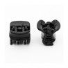 Ib Fashion Hair 055N - 2 micro pinze nere per capelli