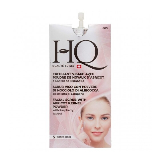 Hq Scrub Viso Con Polvere Di Nocciolo Di Albicocca 15 ml