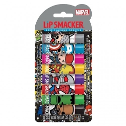 Lip Smacker Marvel Avengers Party Pack - 6 Balsami Labbra Idratanti E Protettivi