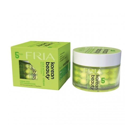 Fria Korean Beauty Cica Active - Crema Viso Anti Imperfezioni 50 Ml