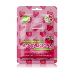 Lady Venezia Berrylicious - Maschera Viso In Tessuto Con Estratti Di Fragola