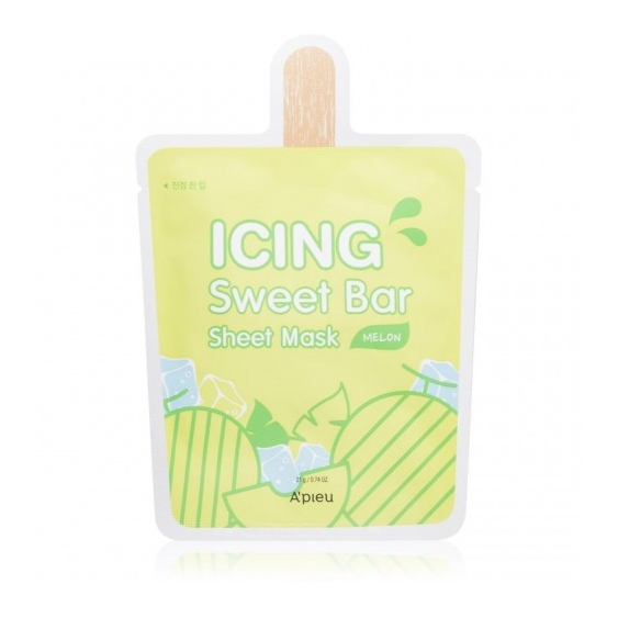 A'Pieu Icing Sweet Bar Sweet Mask Melon - Maschera Viso In Tessuto 21 G